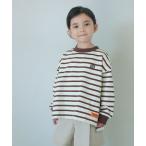 tシャツ 「別注」「UNIVERSAL OVERALL」ボーダー ロングスリーブ / キッズ  100cm-130cm キッズ 子供服