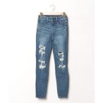 「American Eagle」 スキニーデニムパンツ 0 ブルー レディース