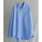 「THOMAS MASON」 長袖シャツ MEDIUM ロイヤルブルー メンズ