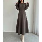 「CENEA」 ニットワンピース SMALL モカ レディース