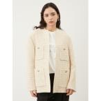 ショッピングツイード 「Mila Owen」 ツイードジャケット 0 アイボリー レディース