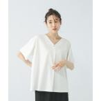 「GLOBAL WORK」 半袖Tシャツ MEDIUM オフホワイト レディース