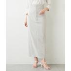 「Whim Gazette」 タイトスカート 38 ベージュ レディース