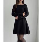 「CENEA」 ニットワンピース SMALL ブラック レディース