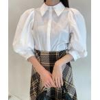 「SNIDEL」 半袖シャツ ONE SIZE ホワイト レディース