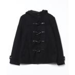 [NANO universe] полупальто "даффл коут" L черный мужской 