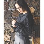 ブラウス シャツ コタットイージーケア柄ブラウス レディース