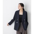 ジャケット テーラードジャケット トロストレッチダブルジャケット(セットアップ可) レディース