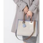 トートバッグ バイカラーキャンバスバッグ レディース メンズ