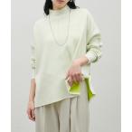 ニット セーター 「LARUTA」Wフェイス接結リバーシブルニットプルオーバー レディース