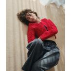 カーディガン 2wayシャーリングブラウス レディース