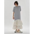 ワンピース ニットドッキングワンピース