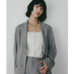 ジャケット ノーカラージャケット 「多機能・Sサイズ展開」リネンライクシングルジャケット レディース