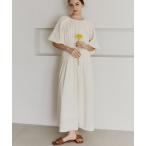  One-piece 2-way waist gathered onepiece/2way талия gya The - One-piece 
