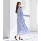 シャツワンピース バックレースシャツワンピース644046