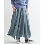  юбка CHAMBRAY STAR CUT FLARE SKIRT