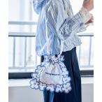 ショルダーバッグ バッグ THEATRE PRODUCTS × FREAK'S STORE/シアタープロダクツ 別注 配色ステッチ フラワー刺繍ショル