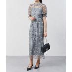 「Thevon」 半袖ワンピース M カーキ レディース