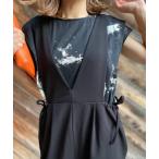 [mi via loca] комбинезон LARGE черный женский 