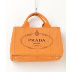 「PRADA」 カナパ ハンドバッグ - オレンジ レディース