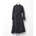 「BEARDSLEY」 シャツワンピース FREE ブラック レディース