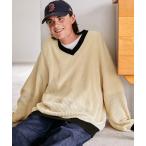 [EMMA CLOTHES] длинный рукав вязаный M слоновая кость мужской 