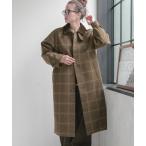 [niko and...] пальто с отложным воротником LONG Brown женский 