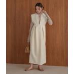 「Bab」 ノースリーブワンピース MEDIUM アイボリー レディース