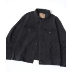 「HANES」 デニムジャケット M ブラック メンズ