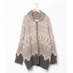 「MEDE19F」 ニットカーディガン 3 グレー レディース