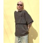 「MAISON SPECIAL」 半袖Tシャツ FREE チャコールグレー レディース