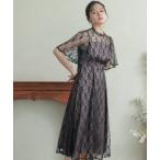 「niana」 「BELINDA DE CAPRIS」半袖ワンピース M ブラック レディース