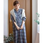 「URBAN RESEARCH DOORS」 シャツワンピース MEDIUM ブルー レディース