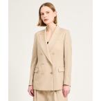 ジャケット テーラードジャケット ESTNATION / ドスキン メタルダブルジャケット レディース