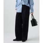パンツ 「軽い穿き心地」コーデュロイワイドパンツ レディース