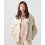 ブルゾン アウター 「春まで着られる」フェードコーデュロイブルゾン レディース