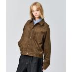 ブルゾン アウター FAUX SUEDE TRUCKER JACKET / フェイクスエードトラッカージャケット メンズ レディース