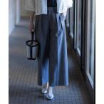 ショッピングダンガリー パンツ ダンガリーワイドパンツ レディース