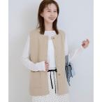ベスト ジレ 金ボタンニットベスト | セレモニー オフィス ママスーツ フォーマルウェア スーツ 卒業式 レディース