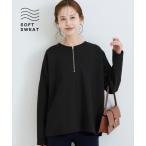 tシャツ ソフトスウェット ジップトップス | セレモニー オフィス ママスーツ フォーマルウェア スーツ 卒業式 レディース