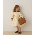 ショッピングミモレ丈 ワンピース バイカラーセーラーカラーワンピース キッズ 子供服 女の子