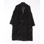 カーディガン ドットシアーロングカーデ レディース