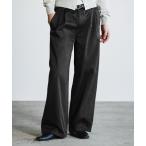 パンツ GABA WIDE PIGMENT DYED 2TUCK TROUSERS メンズ レディース