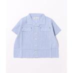 ブラウス シャツ 開襟ワイドシャツ キッズ 子供服 男の子 女の子