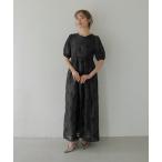 パーティードレス ワンピース 入学式 「CLEIO」チューリップジャガードワンピース  TULIP JACQUARD DRESS