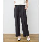  брюки Smart tuck брюки [ талия резина * через год материалы ] женский 