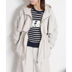 ショッピングブルゾン ブルゾン アウター 「セットアップ対応」撥水・UV・ウォッシャブル 2wayグログランハーフドロストジャケット レディース