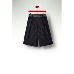 パンツ ストライプハーフパンツ レディース
