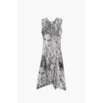 ショッピングモロッコ ワンピース グラフィックアシメドレープワンピース