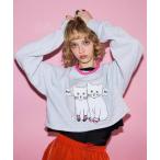 ショッピングモロッコ tシャツ 「BLACK SCORE」MIUMIU CATS CROPPED SWEATSHIRTS レディース